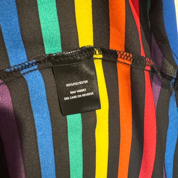 Torrid Striped Button Down Back Short Sleeves Top Size 2X Multicolor - Picture 10 of 10